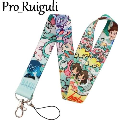 Cartoon girl Guardian Lanyard for Keys Phone Cool Neck Strap Lanyard for Camera Whistle ID Badge Cute webbings ribbons Gifts