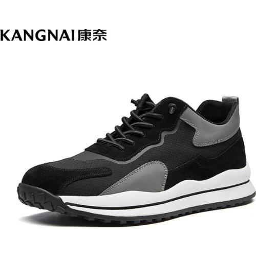 KANGNAI Men Sneakers Casual Shoes Comfortable Outdoor Walking Jogging Flats Male Running Sports Shoes