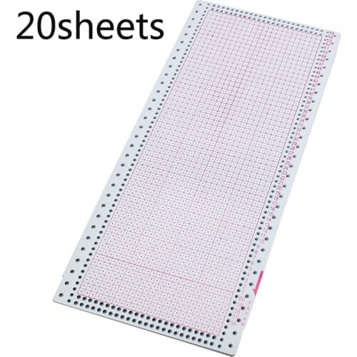 New 20pcs Punch Card Set For Brother Singer KH860 KH868 SK260 SK280 Knitting Machine Accessories