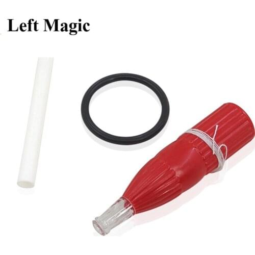 Blow Wire Bottle Magic Tricks Ring Thru The Line Magic Props Close Up Street Illusion Gimmick Mentalism Puzzle Toys Magician