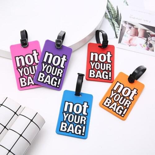 Not Your Bag Travel Luggage Tag Identifier Label ID Address Holder Protection Suitcase Tags Travel Accessories Hot Sale