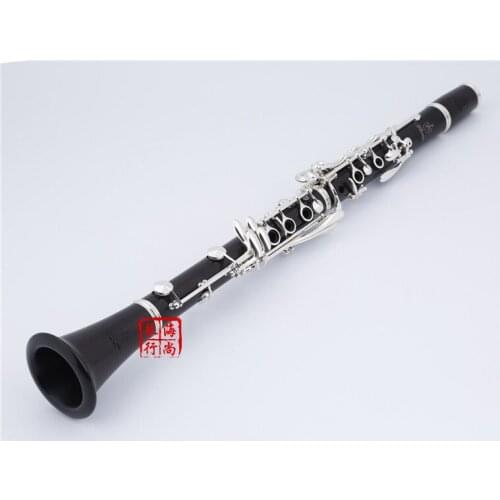 Germany Uebel 17 Key Ebony Clarinet Professional Bb Tune Instrument B Flat Brand Clarinet With Case For Playing Classic Musical