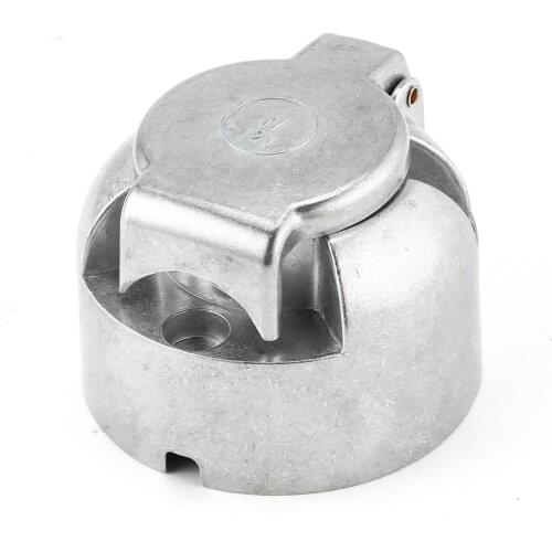 New HT3004 7-Pin Connector Trailer Socket Heavy-Duty Round Wiring Socket 12V Towbar Towing Caravan Truck Socket Car Accessories