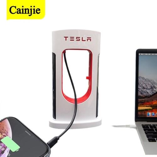Power Bank Mini Portable Phone Fast Charger USB Charging Charger External Battery Pack for Samsung Huawei iPhone For Tesla Style