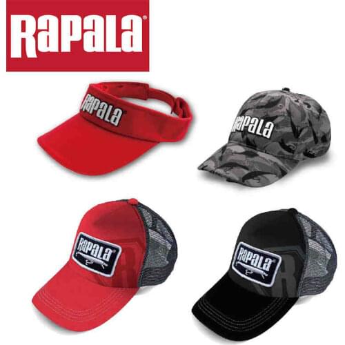 Rapala le bole Finland imported night fishing with LED lamp shade fishing fishing gear mesh duck tongue baseball cap