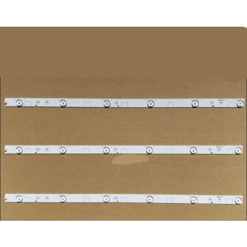 3pieces LED backlight strip for 32 inch TV SAST32HD310 1pcs=6lamp 6v universal light strip
