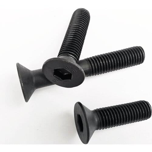 M2.5 Hexagon Socket Screw Hex Countersunk Flat Head Vis Allen Black Screws Machine Socke Parafuso Tornillo Viti DIN7991/ISO10642
