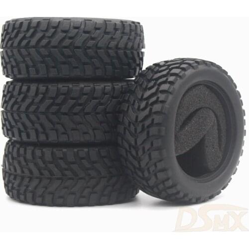 4pcs RC model car High Grip Rubber Tires fit 1/10 On Road or 1/16 Off road 75mm