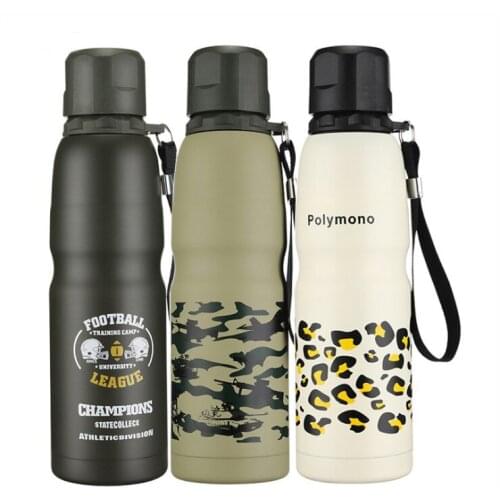 500ml Outdoor Camping Thermoses Bottle Stainless Steel Thermoses Cup Thermos Bottle Insulation For Sports Bicycle Vacuum Flasks