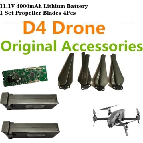 D4 Drone Battery 11.1V 4000mAh Propeller Maple Leaf For D4 Drone Battery Spare Parts Original Accessories