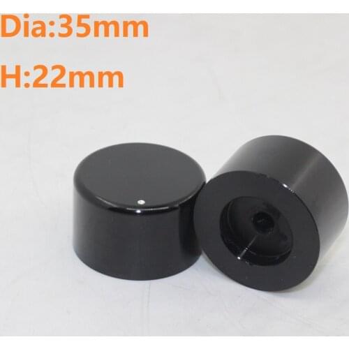 Dia35*H22mm Aluminum Alloy Solid Knob HIFI Audio Power Amplifier Knob