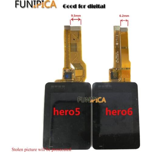 New Hero5 / hero6 hero7 LCD HD hero 5 uselage for Gopro Hero 5 / 6 / 7 LCD Display Screen with touch screen Repair part