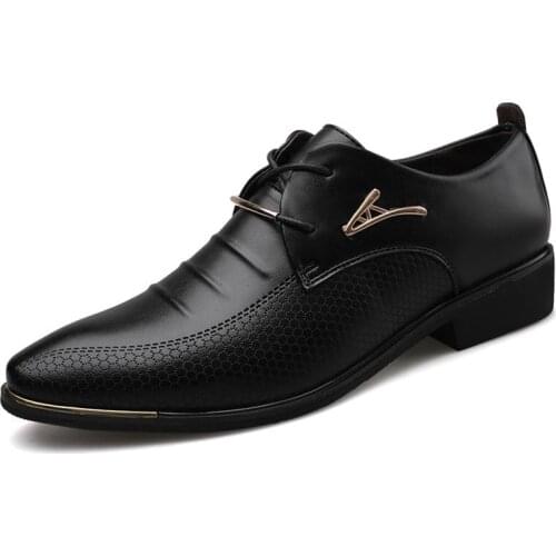 EFFGT Mens Leather Shoes