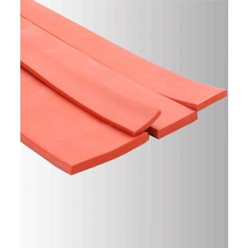 Silicone Rubber Foam Strip Heat Insulation Bar 2mm 3mm 4mm 5mm 6mm Red