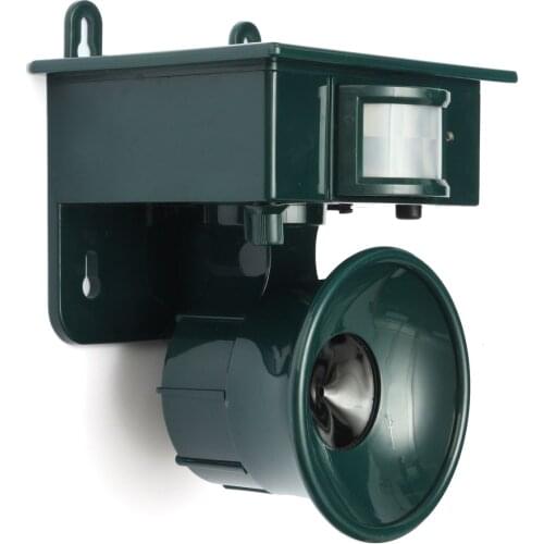 Outdoor Solar Pest Repeller Garden Ultrasonic Pest Animal Bird Cat Dog Mouse Rat Fox Repeller Motion Sensor Animals Repellent