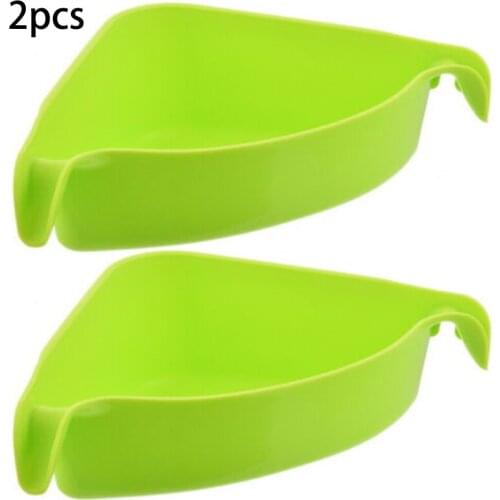 2Pcs Suction Cup Bathroom Accessories Corner Storage Rack Kitchen Storage Shelf Storage Shelf 2020 New Arrival