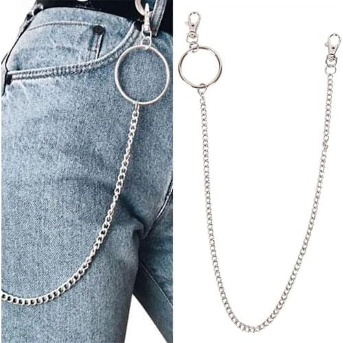 Big Ring Wallet Waist Chain Punk Trousers Hipster Wallet Key Chains Jean HipHop