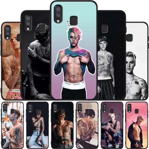 Bieber black soft phone Case For Samsung A10 20 30 40 50 30S 50S 60 70 M10 M30S M40 A31 51 71 A20E A10E A21S