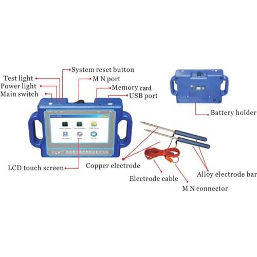 Underground water finder digital underground ultrasonic water detector