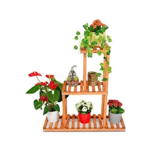 Hand Made Wooden Decoration Stand for Flowers Pots, Garden Decoration, Home Indoor Decoration Rack, Shelf for Outdoor Décor