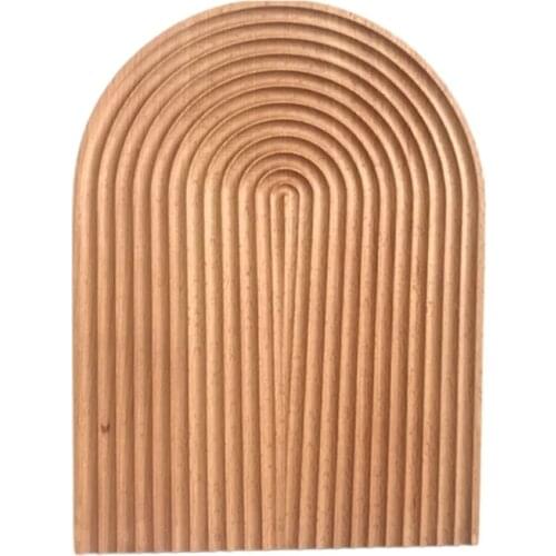 Water Ripple Bread Dessert Tray Cutting Chopping Board Creative Geometric Design Placement Plate Curved Surface Mold