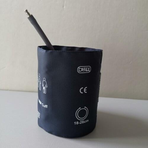 Childrens cuff with joints reusable pediatric blood pressure cuff