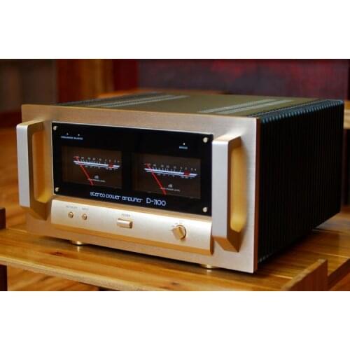 P-7100 stereo power amplifier class A/B output fully balanced 250W*2 8Ω/ 500W*2 4Ω/1000W*2 2Ω