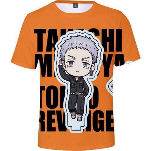 New Printing Anime Tokyo Revengers 3D T Shirt Men Women Tees Harajuku Hip Hop Kids Tops Casual Boys Girls Cartoon Cool t-Shirt