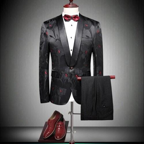 For England Designer Suits Men 2020 Newest Mens Suit With Pant tuxedos brand prom Jacket coat mens wedding Black 90080