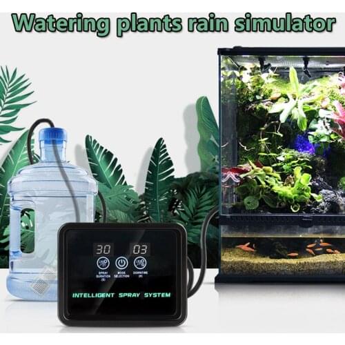 The New Smart Timer Touch Screen Sprinkler System, Ecological Tank, Automatic Irrigation, Potted Garden Watering Fine Spray 2021
