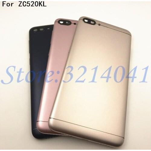 New For Asus Zenfone 4 Max ZC520KL Battery Cover Case Back Door Back Housing with side buttons+Logo