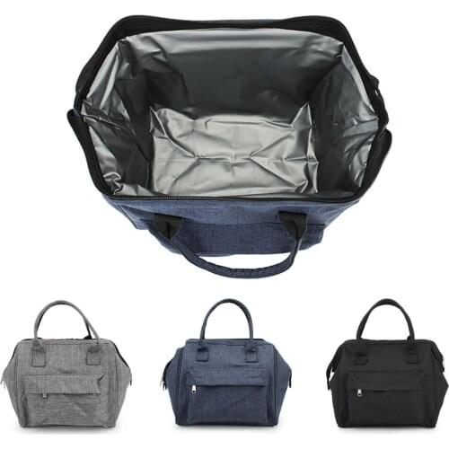 Oxford Lunch Bag Coolbag Picnic Bag Adult Kids Food Storage Lunchbox Women Portable Case Thermos Tote