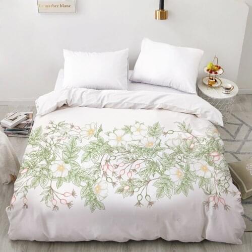 3D Duvet cover Quilt/Blanket/Comfortable Case Luxury Bedding 135 140x200 150x200 200x220 for Home Nordic rustic style branch