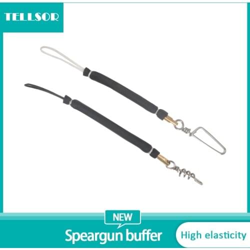 Fishing and hunting diving harpoon fishing buffer releasing device rubber band sea hunting accessories