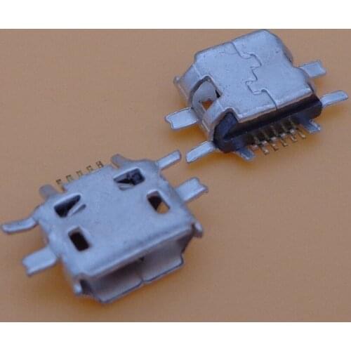 50pcs Micro USB 5Pin Jack Connector socket Data charging port tail plug For Nokia N97 E52 E55 N8 mobile phone Mini USB Jack