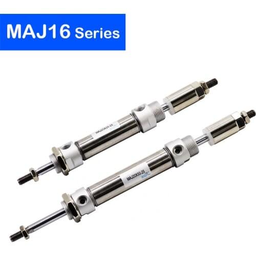 MAJ16 Adjustable Stainless Steel Pneumatic Air Cylinder Mini MAJ16*25-25-S MAJ16*50-50-S MA16*75-50-S MAJ16*100-50-S