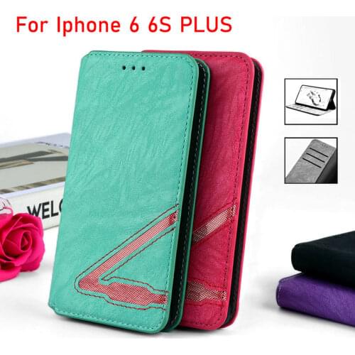For iphone 6 case Luxury Fashion Flip cover bling Leather with Card Slot stand Without magnets Cases for iphone 6 6s plus funda