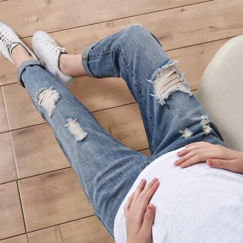 SINTEYFOISON Jeans For Pregnant Women