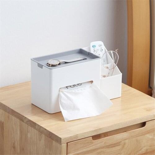 Drawer Household Living Room Dining Room Creative Lovely Simple Light Luxury Multi Function Remote Control Storage Tissue Box