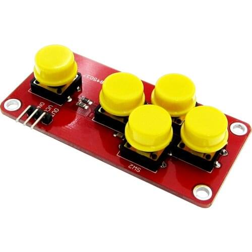 10PCS/LOT AD Keyboard Simulate Five Key Module Button for Sensor Expansion Board
