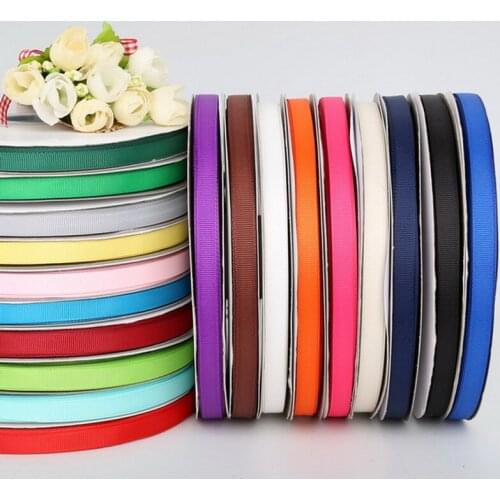 100Yards 10mm Colorful Webbing Ribbon for Sewing Wedding Party Christmas DIY Homemade Clothing Gift Decoration Accessories
