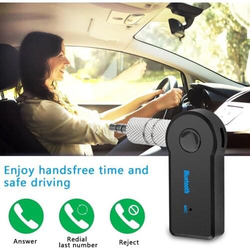 3.5 Bluetooth Phone Receiver Blutooth Adapteror Headphone Reciever AUX Audio MP3 Car Stereo Music Receiver Adapter with Mic