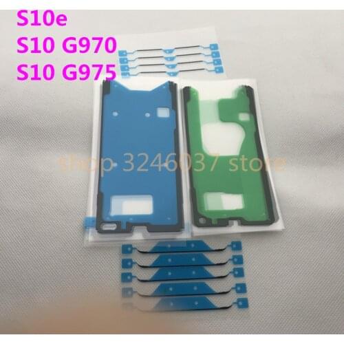 50set LCD Screen Middle Frame Bezel Double Sides Pre-cut Adhesive Sticker Glue Tape For Samsung Galaxy s10 s10e s10 plus