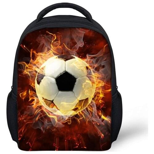 3D Ball Prints Mini Children School Bags For Boys Kindergarten Baby Schoolbag Kids Book Bag Mochilas Infant Rucksack