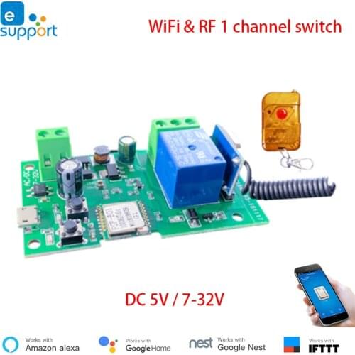 EWeLink Wifi RF Switch module USB 32V 5V Wireless Relay Module Smart Home Automation Modules APP Remote Control work with Alexa