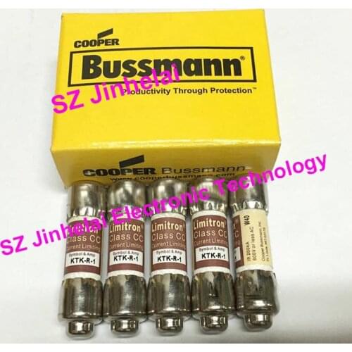 New and original KTK-R-1 Fast-acting fuses 1A 600V 10*38mm