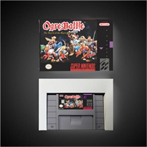 Ogre Battle The March of the Black Queen - RPG Game Card Battery Save US Version Retail Box