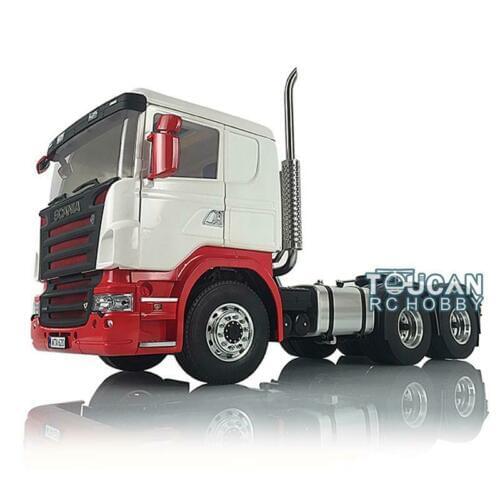 Painted Hercules 802A Cabin 1/14 LESU RC Sca 6*6 Metal Chassis W/ Motor Servo THZH0592-SMT3