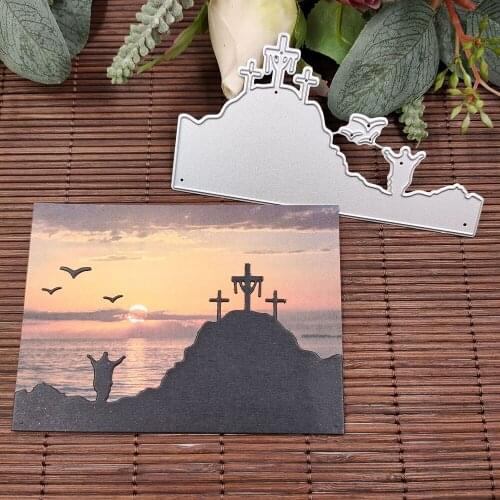 Easter Metal Cutting Dies Stencil Scrapbooking DIY Album Stamp Paper Card Embossing Decoration 11.7x6.2cm/4.61x2.44in