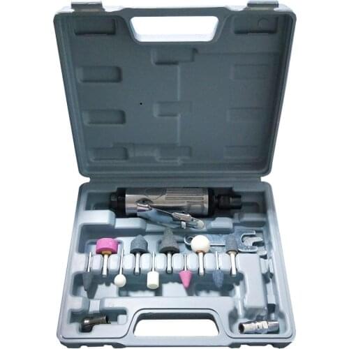 Pneumatic Grinding Tool Polishing Engraving Kit 6mm Die Grinder